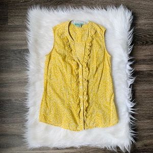 Boden Floral Sleeveless Top